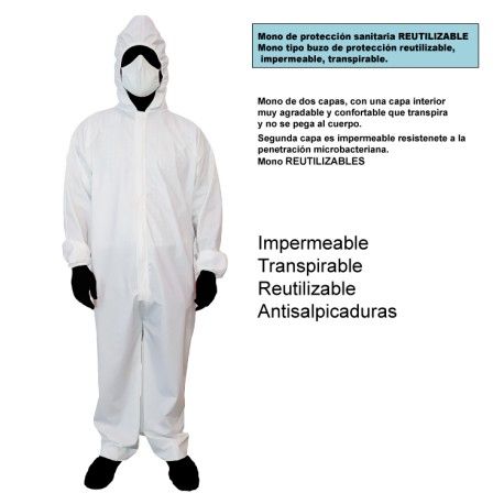Mono protector sanitario